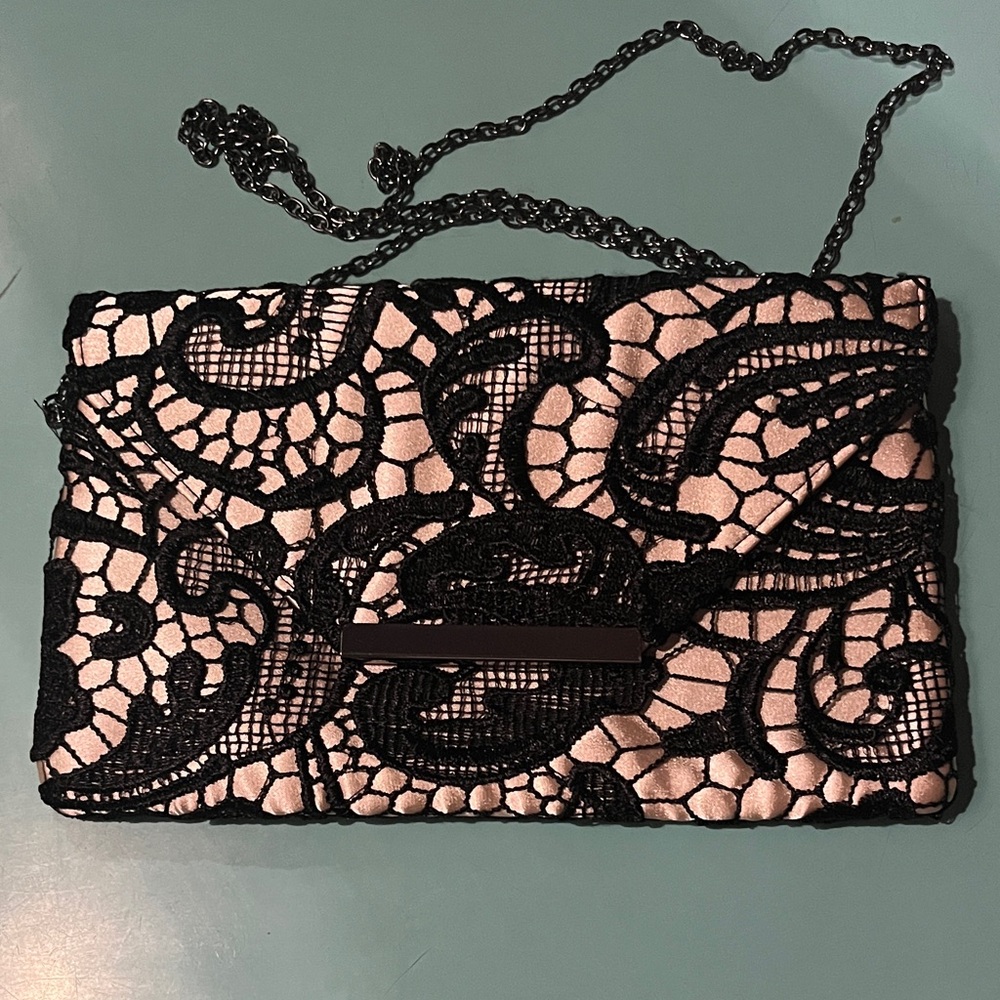 VTG Gunne Sax by Jessica McClintock Lace Evening Handbag